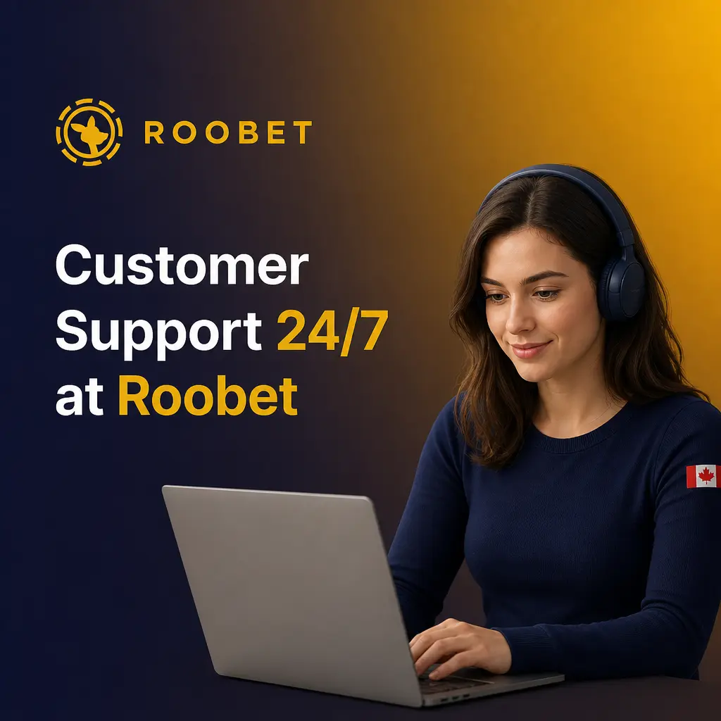 Roobet 24/7 customer support: live chat and email help for games, bonuses, and account questions.