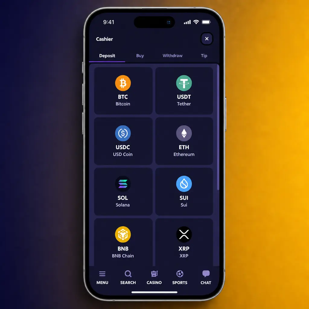 Step-by-step guide to depositing funds at Roobet for Canada users using crypto or card-to-crypto options