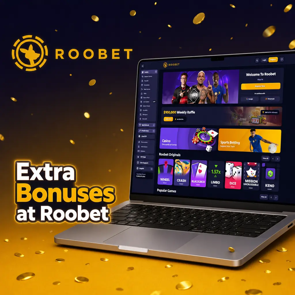 Roobet Canada bonuses: Roo Rewards VIP tiers, weekly and monthly races, daily rain, and weekly reload cashback