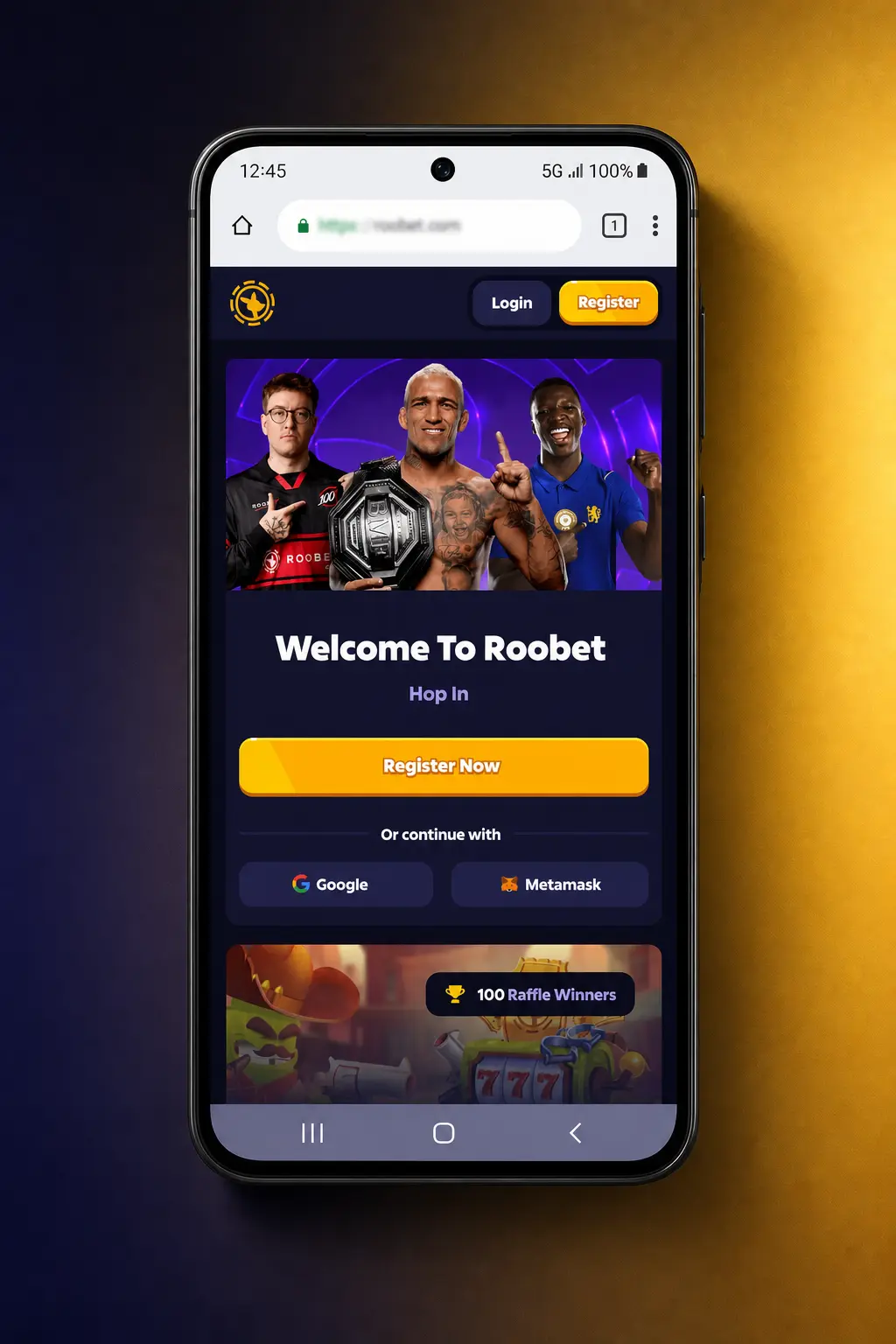Step-by-step guide showing how to download and install the Roobet APK app on an Android device