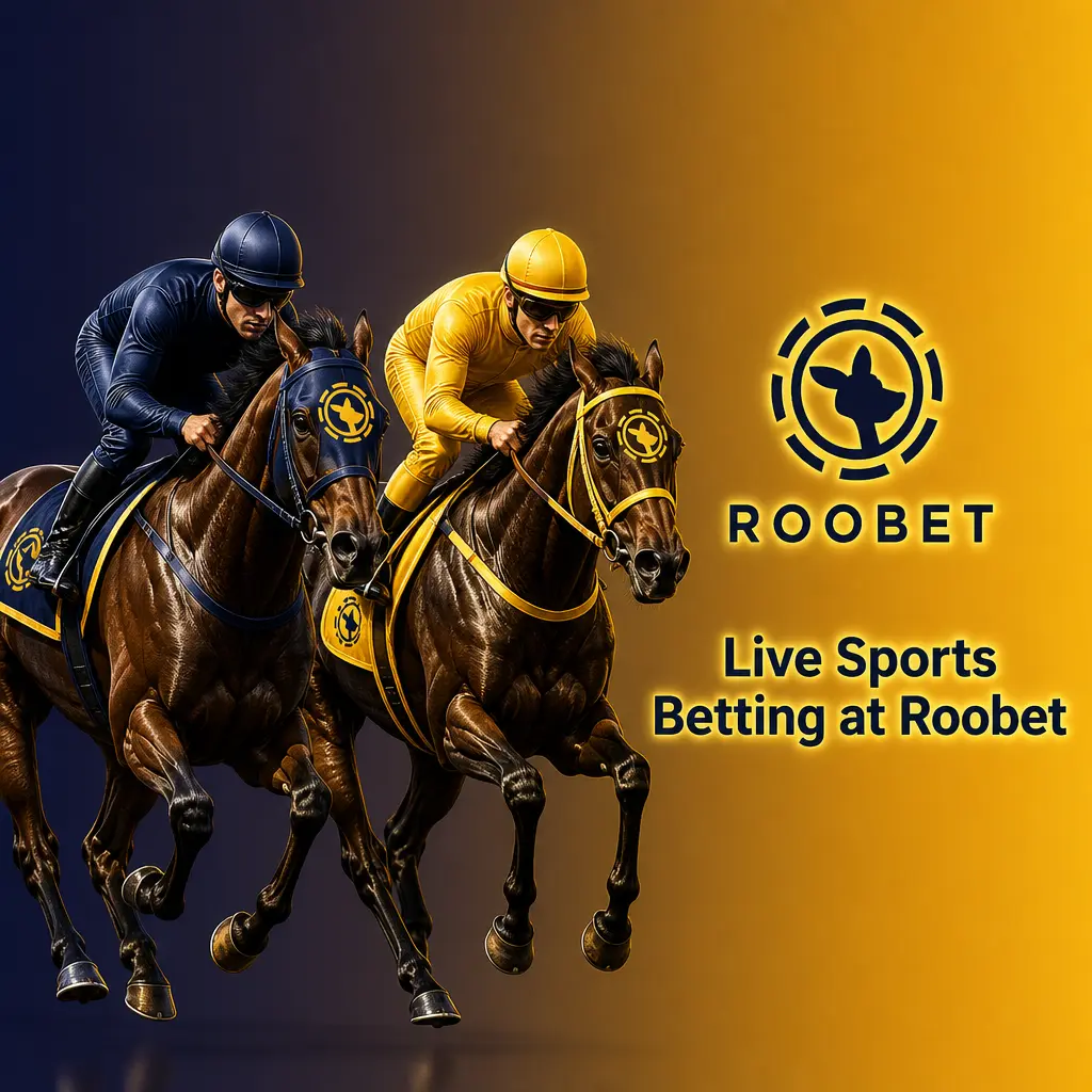 Live sports betting at Roobet showing real-time odds, scores, and cash-out options for football, basketball, tennis, and more.