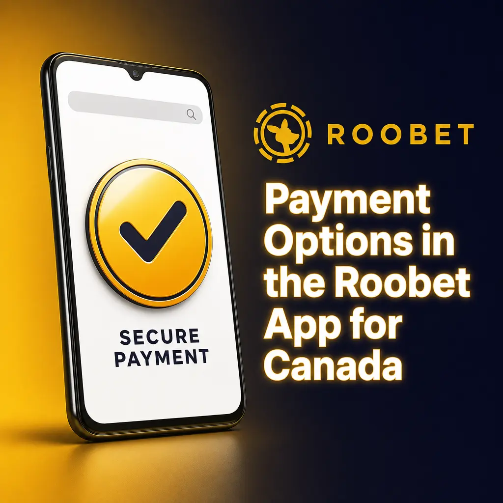Roobet app payment options for Canada showing crypto and cash methods like Bitcoin, USDT, Interac e-Transfer, and more