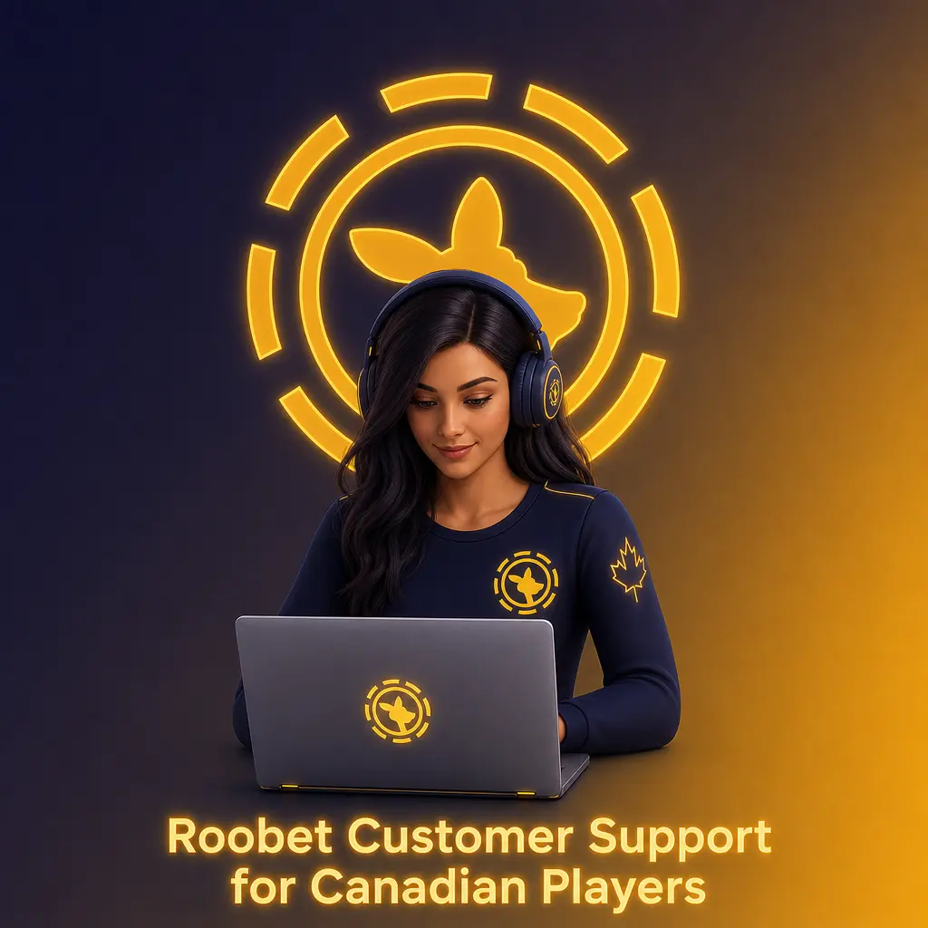 Roobet 24/7 customer support options for Canadian players, including live chat, email, X, and Discord channels