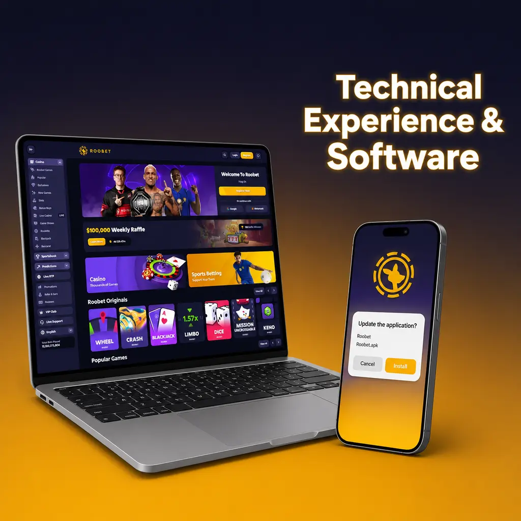 Game Control Unit and OCR technology verifying live casino table results on Roobet's streaming platform